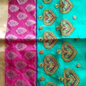 Mor Pankh Green Saree