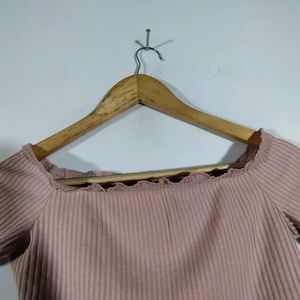 Peach Crop Tops (Women's)