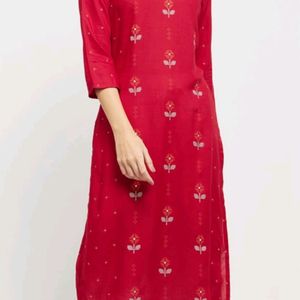 Women Printed Straight Kurta