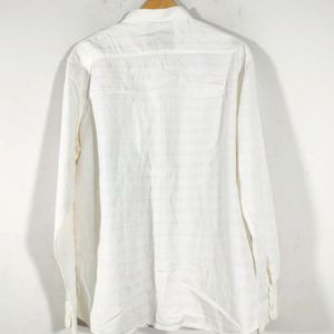 Off White Slim Fit Shirts (Men's)