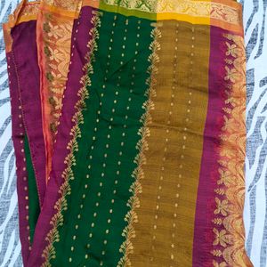 pure Kanchi pattu saree