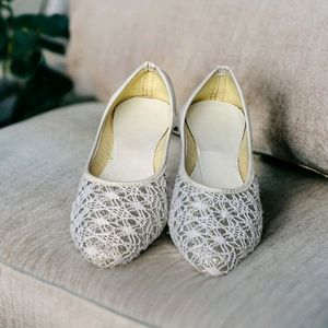 white shimmer bellies for women