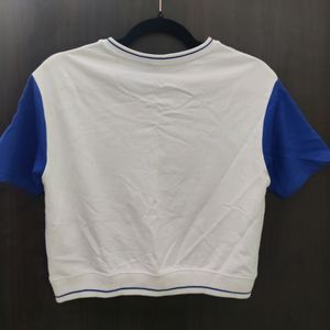 Women V Neck Crop Top