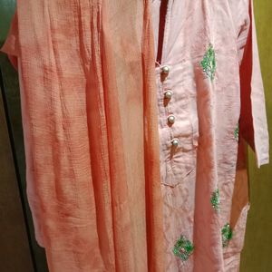 Embroidery Kurti With Dupatta