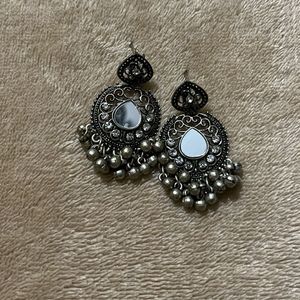 Oxidised Jhumka