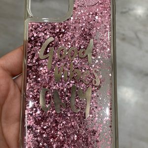 iPhone 12 Transparent Good Vibes cover