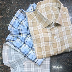 Unused Brand New Combo Of 3 Semi Formal Shirts