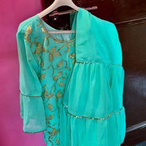 Light Green Kurta Sharara Set