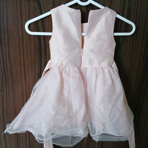 Pink Partywear Frock