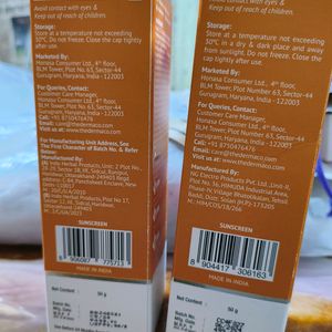 (Pack Of 2) The Derma Co Sunscreen Aqua Gels