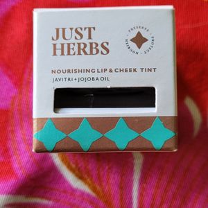 💥PRICE DROP 💥Just Herbs Lip & Cheek Tint Shade- 07 ROSE CORAL