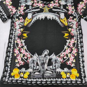 Givenchy Black Shark and Mermaid Print Cotton