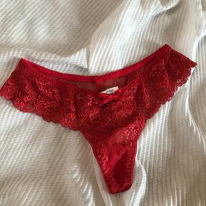 Red Lacey Thong From Lolita