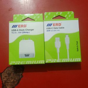 Erd Charger , Type C Data Cable