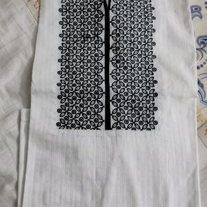 Biba Brand Kurta For Ladies In White Colour