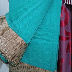 Saree With Blouse Lace