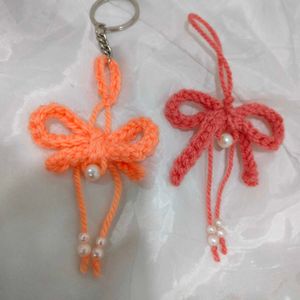 Crochet Bow Charms/Keychains