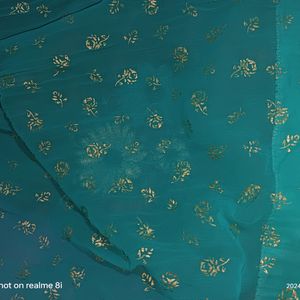 Beautiful Flowers Design Saree