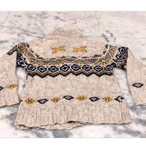 Woolen Cardigan Sweater for Girl's