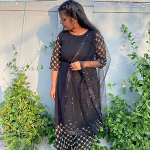 Black Ethenic Gown