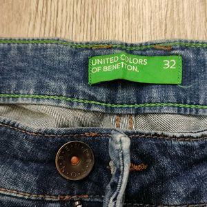 Sc4820 United Colors Of Benetton Jeans Waist 32