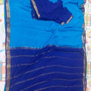 Good Condition Mysoore Silk Saree For Sale