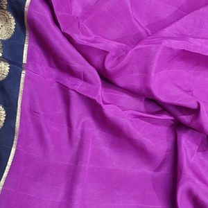 Good Condition Mysoore Silk Saree For Sale