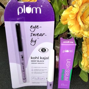 Plum Combo Eyeliner Kajal