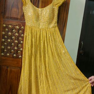 Silk lPastel Yellow Real Mirror 3 Piece Naira-Cu