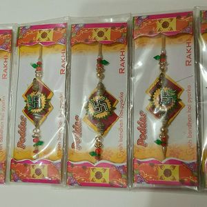 Beautiful Raakhi (Pack of 6)