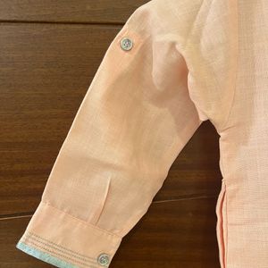 Pink Pathani Kurta Pyjama - Boys