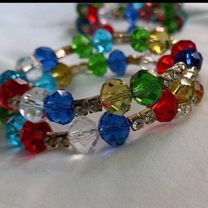 Adjustable Crystal And Ad Stone's Bracelet