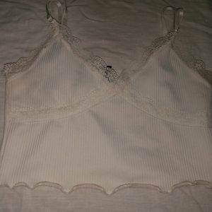 Lace Trimmed Cami Top