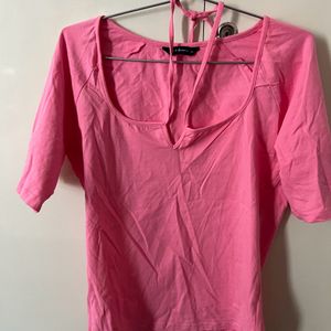 Pink T-shirt Top