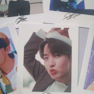 BTS(Jin & Jhope Signature Polaroid With Stickers)