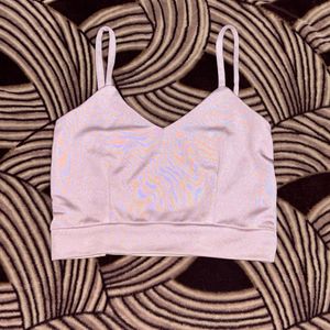 Shiny Bralette Crop Top