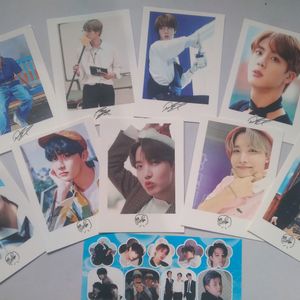 BTS(Jin & Jhope Signature Polaroid With Stickers)