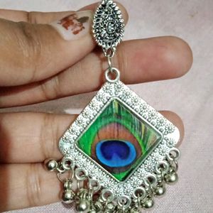 Peacock Design Earings