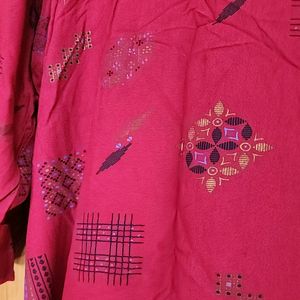 Rose Pink A line Kurti