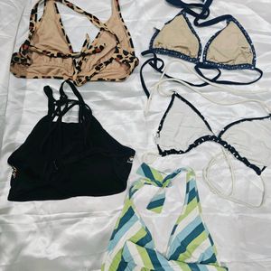 Combo Of 5 Halter Neck Bra