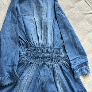 Double Shaded Denim One piece