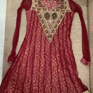 Maroon Anarkali Kurti -Price Drop