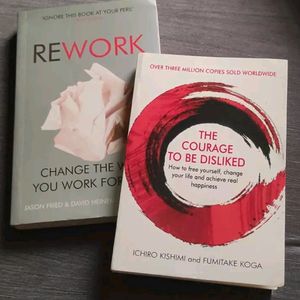 Rework+ The Courage To Be Disliked Book