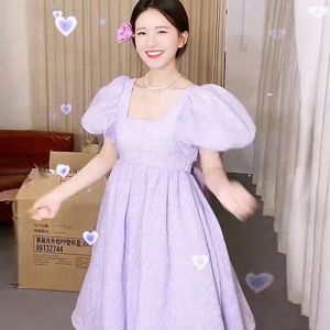 Dreamy lavender dress (sling bag free)