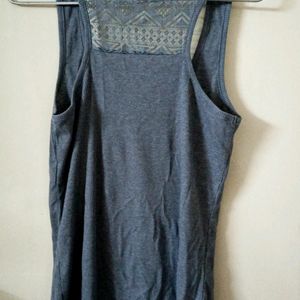 Grey Tank Top Size L