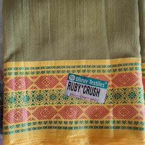 New Olive Saree