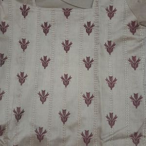 Silk Blend Kurta, Churidar, Dupatta Set