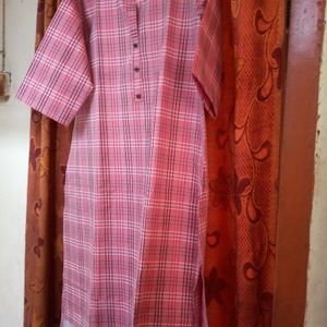 Pure Cotton Khadi Gamcha Kurti