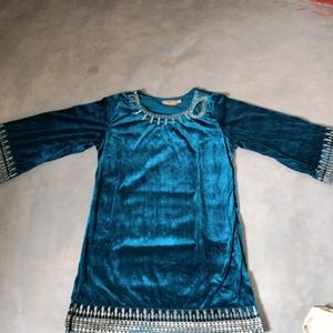 Like New Velvet Kurti