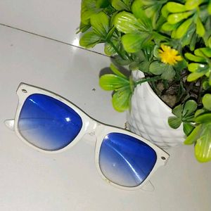 Nice White Blue Glasses Good For Occasions